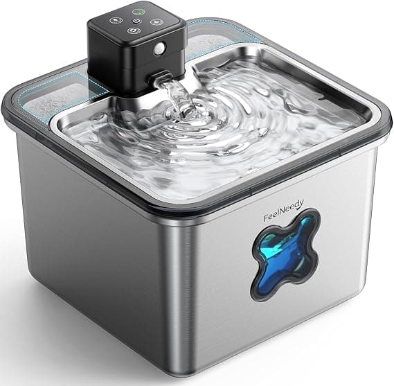 FEELNEEDY fuente inalámbrica 3,2 L con sensor