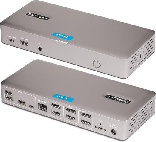 StarTech.com USB4 Dock para tres monitores