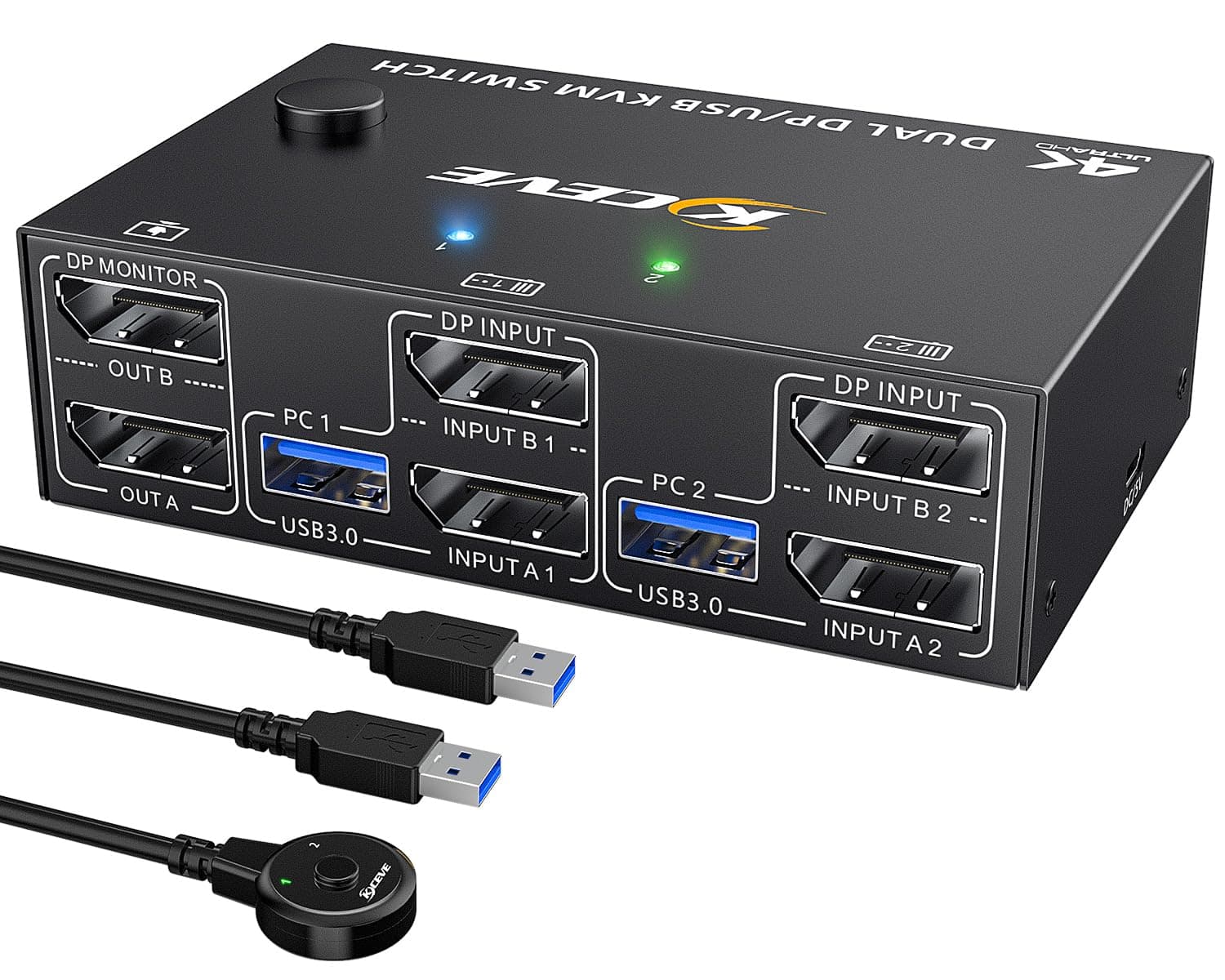 Qué KVM DisplayPort para dos monitores te conviene de verdad · producto 1