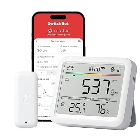 SwitchBot Detector de CO₂ Bluetooth