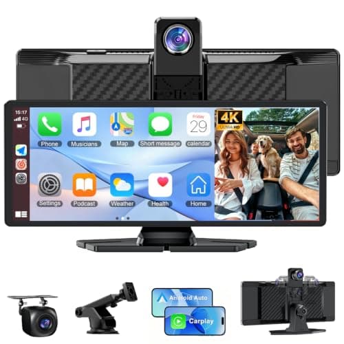 Qué pantalla CarPlay con dashcam 4K te conviene de verdad · producto 3