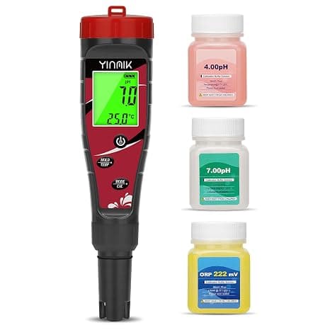 YINMIK 7-in-1 Pool-Chlor- und pH-Messgerät