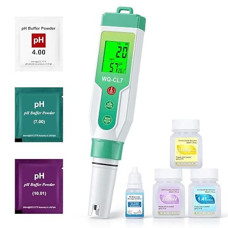 ANZESER Digitales Pool-Chlor- und pH-Messgerät