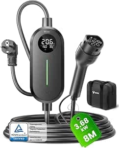 GONEO Typ 2 EV-Ladegerät Schuko, 8 m