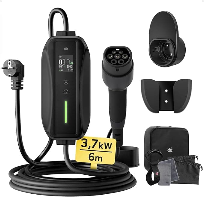 dé Typ 2 EV-Ladekabel Schuko, 6 m