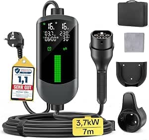 EV Chargers Typ 2 Schuko, 7 m
