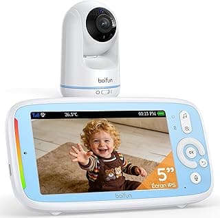 BOIFUN Babyphone 5 pouces 720P