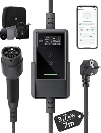 dé Chargeur Voiture Electrique App 3,7 kW 7 m