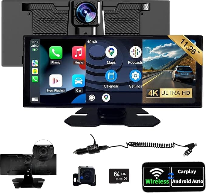 SCUMAXCON écran CarPlay 11,26 pouces