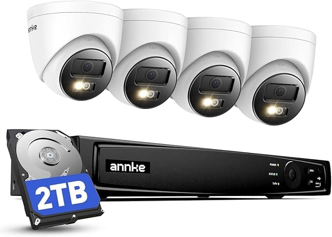 ANNKE 4K/8MP 4 caméras
