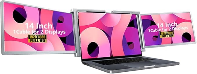 Zunate Triple Moniteur portable 14 pouces S400