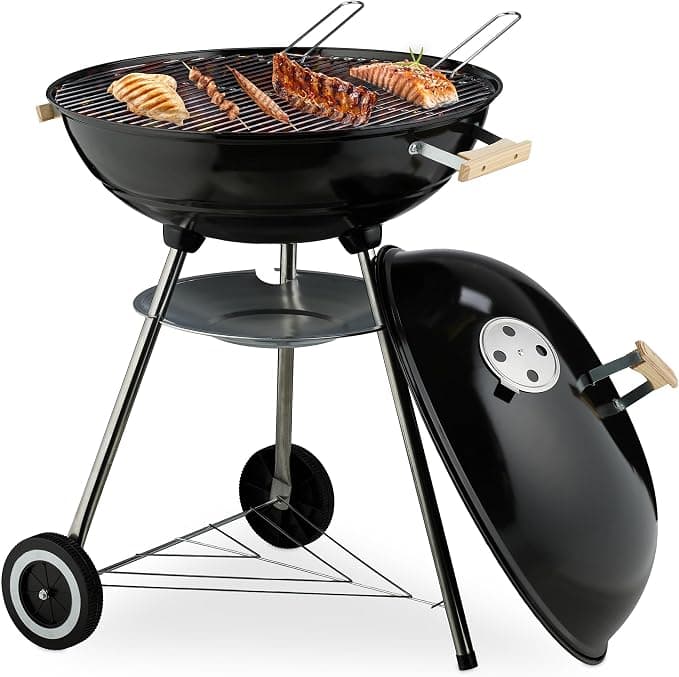 Relaxdays barbecue a sfera 54 cm