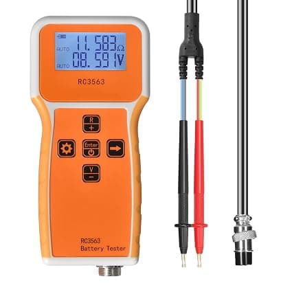 Tester di resistenza interna batteria 1 µΩ–200 Ω