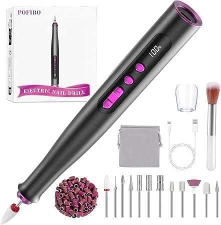 POFIBO draadloze elektrische nagelfrees