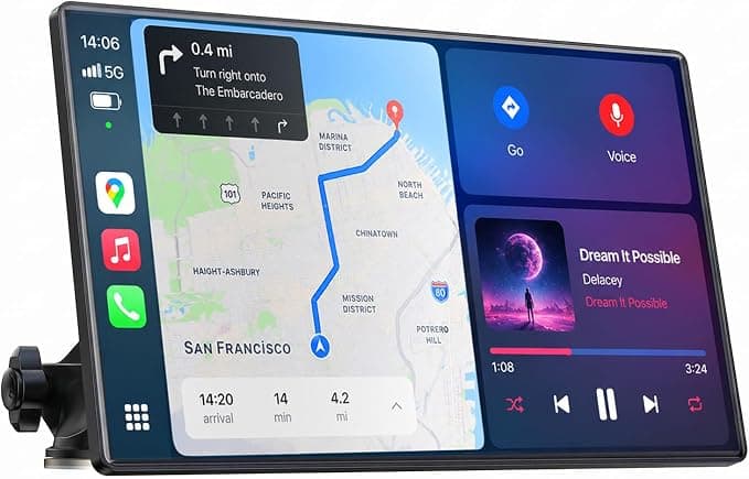 LAMTTO 9-inch CarPlay-display