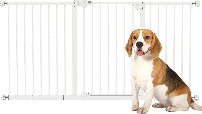PawHut Barrera de Seguridad 74–147,5 cm