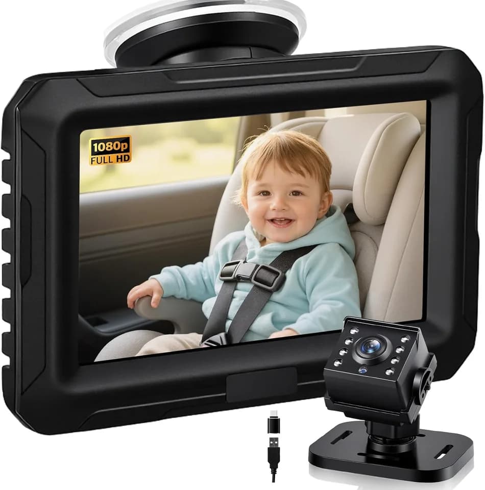 Imagen principal de Mejores cámaras para vigilar al bebé en el coche con pantalla