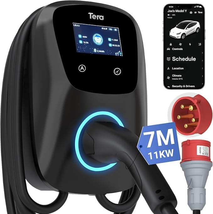 Imagen principal de Mejores cargadores portátiles Type 2–CEE trifásicos de 11 kW: comparativa 2026