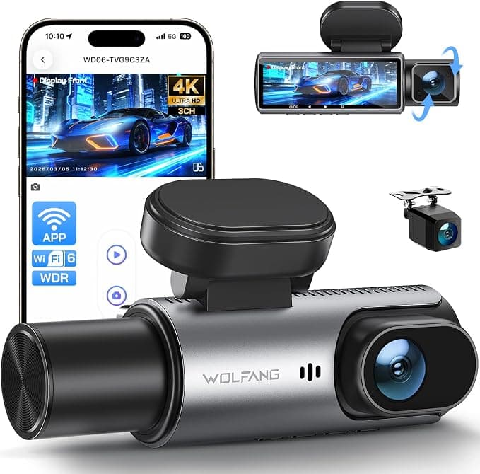 WOLFANG 4K Dashcam