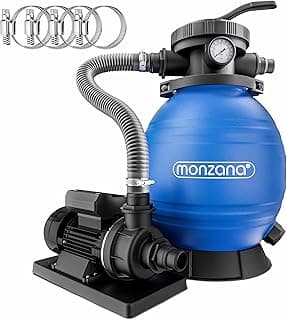 MONZANA Depuradora Piscina 10.200 L/h Filtro de Arena