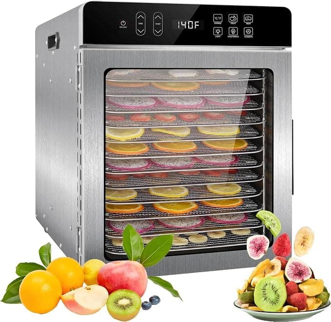 GHKWXUE deshidratador 10 bandejas 800 W