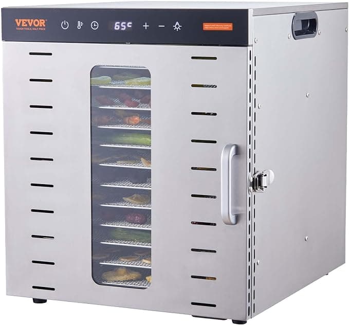 VEVOR deshidratador 10 bandejas 1000 W