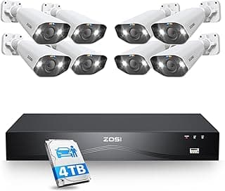 ZOSI 4K 16CH 8MP 4TB