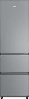 Haier 3D 55 Series 3 HTR3518ENMX - Frigorífico Combi, 303L, Total No Frost, Inox