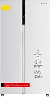 Corberó - Frigorífico Americano | CFSBSH634NFW | 442L| 186 cm| No Frost | Inverter | Display | Luz LED | 2 Caj