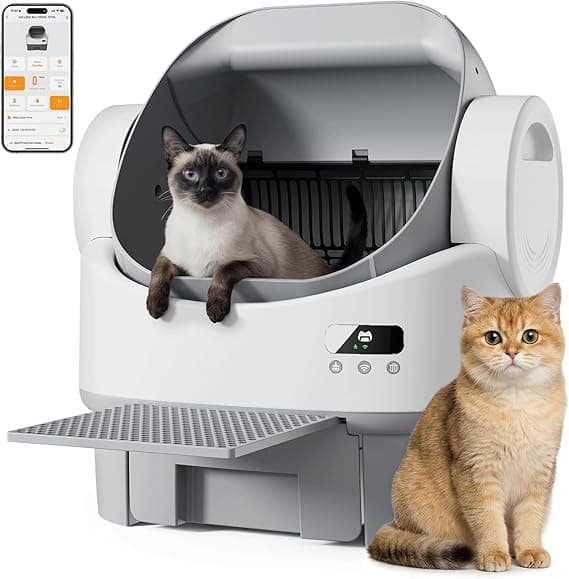 JUMMICO Elektrisches Katzenklo