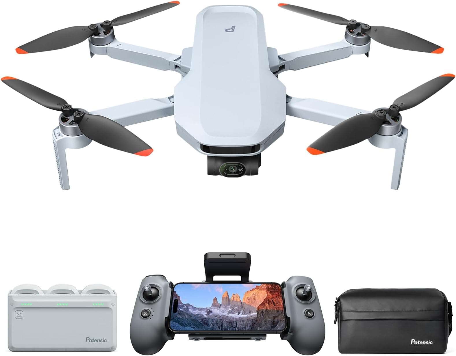 Potensic ATOM 2 mit 3 Akkus