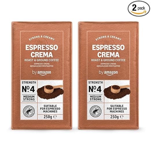 by Amazon Espresso Crema, gemahlen, 500 g