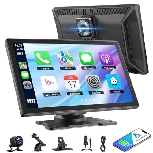 9-Zoll-CarPlay-Display mit 4K-Dashcam