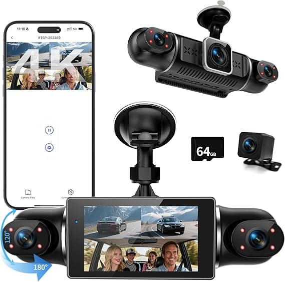 CARTSDOII 360°-4-Kanal-Dashcam