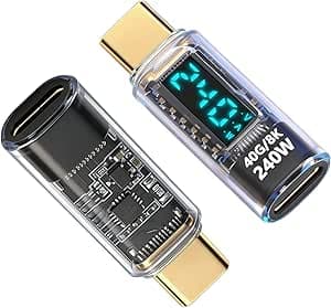 USB-C Adapter 240W Leistungsmesser-Tester