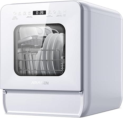 AIRMSEN mini lave-vaisselle 7+2 programmes