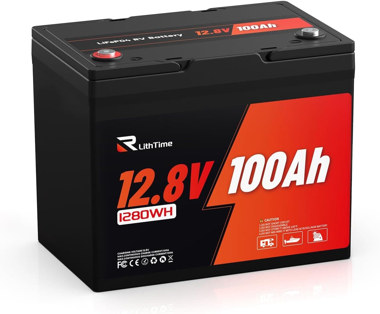 RVLithTime Group24 12 V 100 Ah