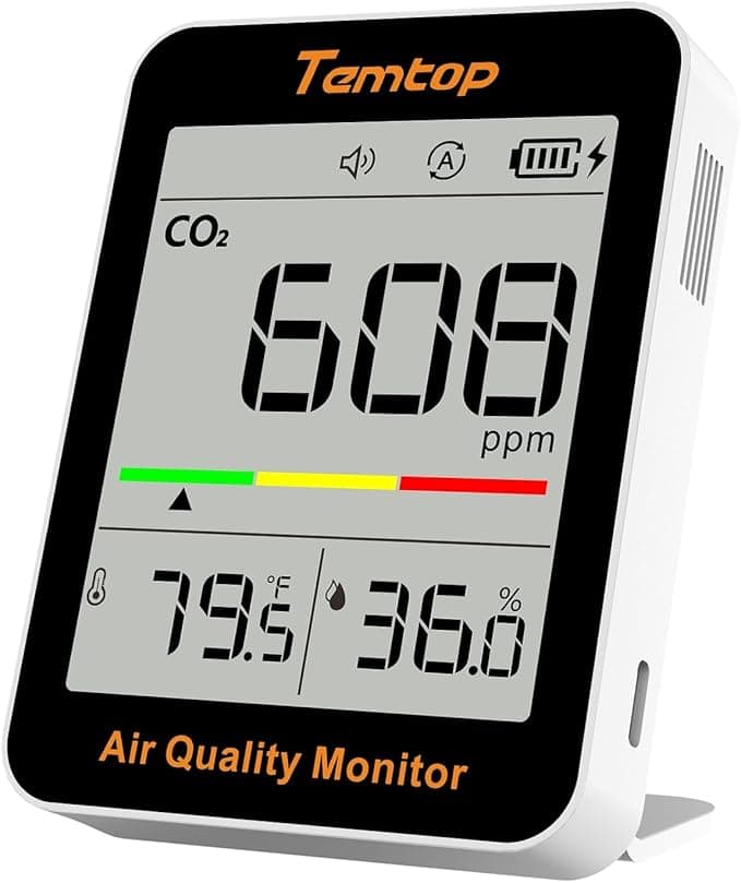 Temtop Rilevatore CO₂ Portatile C1