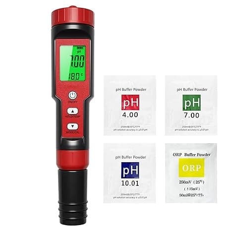 Homcoice Misuratore pH Cloro Piscina 7 in 1