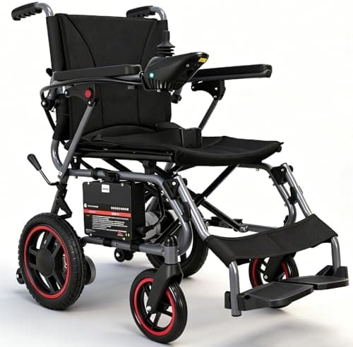 Opvouwbare elektrische rolstoel 150 kg
