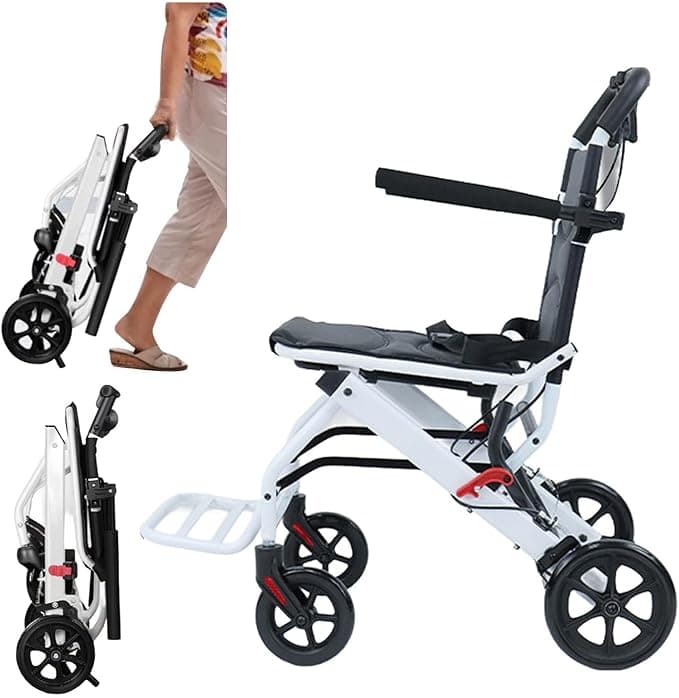 Woshapce opvouwbare transportrolstoel