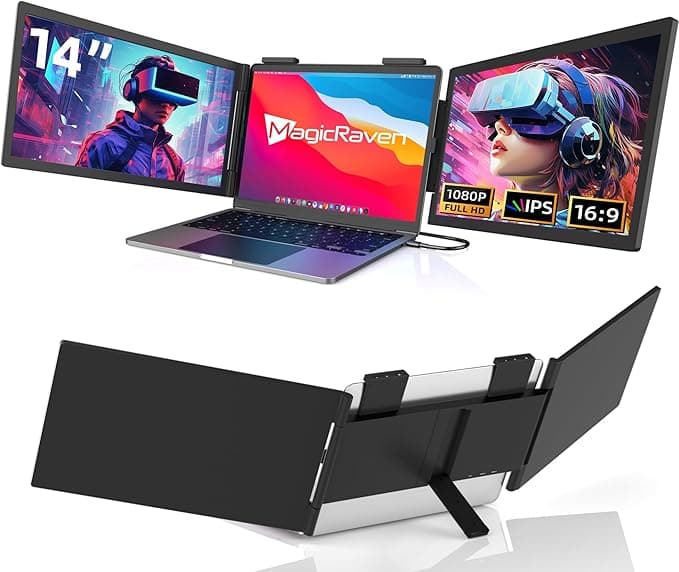 MagicRaven Dual Portable Monitor 14 inch