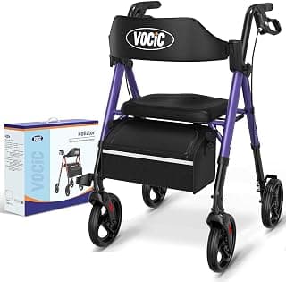VOCIC rollator met zitje paars