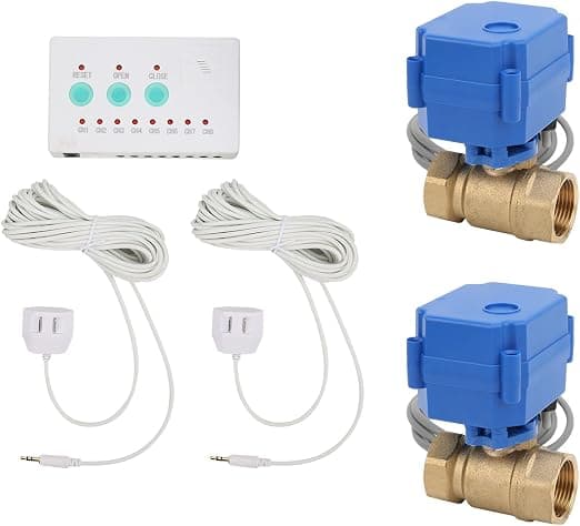 Waterleksensor met dubbel ventiel